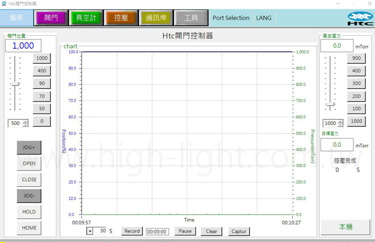 Htc 閥門 APC控制軟體