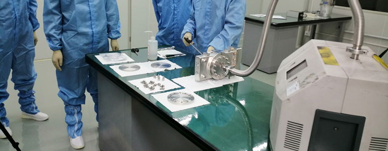 全金属高频屏蔽门阀验收