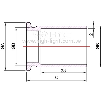 对焊法兰(日规-长颈管)