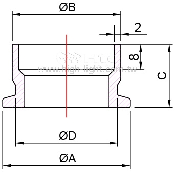 對焊法蘭(日規-短頸管)