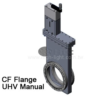 CF法兰有波纹管UHV超高真空闸阀