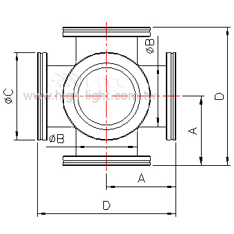 ISO 六通 6-Way Crosses
